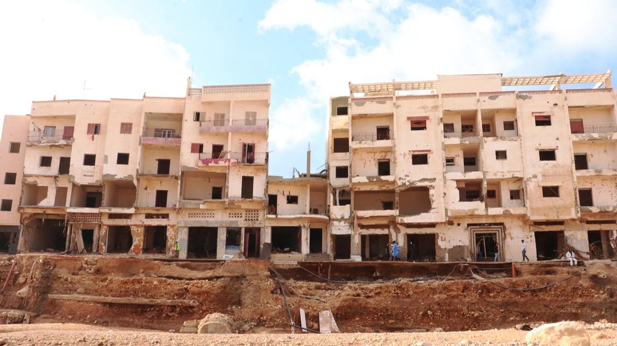 Libya'daki sel felaketi tarihi binalar da ykt