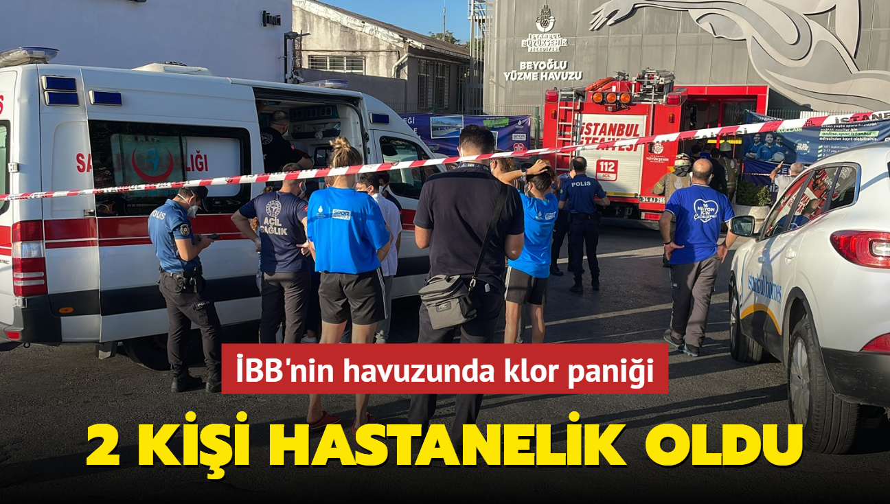 BB'nin havuzunda klor panii... 2 kii hastanelik oldu