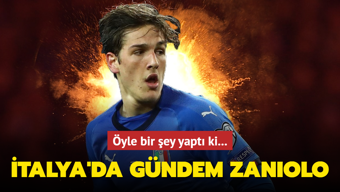 talya'da gndem Nicolo Zaniolo! yle bir ey yapt ki...