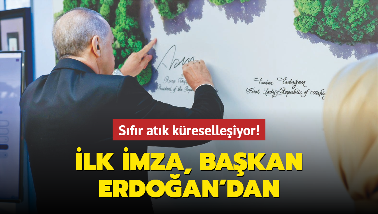 Sfr atk kreselleiyor! lk imza, bakan Erdoan'dan