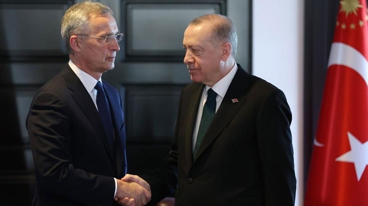 Başkan Erdoğan NATO Genel Sekreteri Stoltenberg'i kabul etti