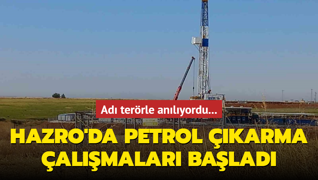 Terrden arndrlan Hazro'da petrol almas sryor