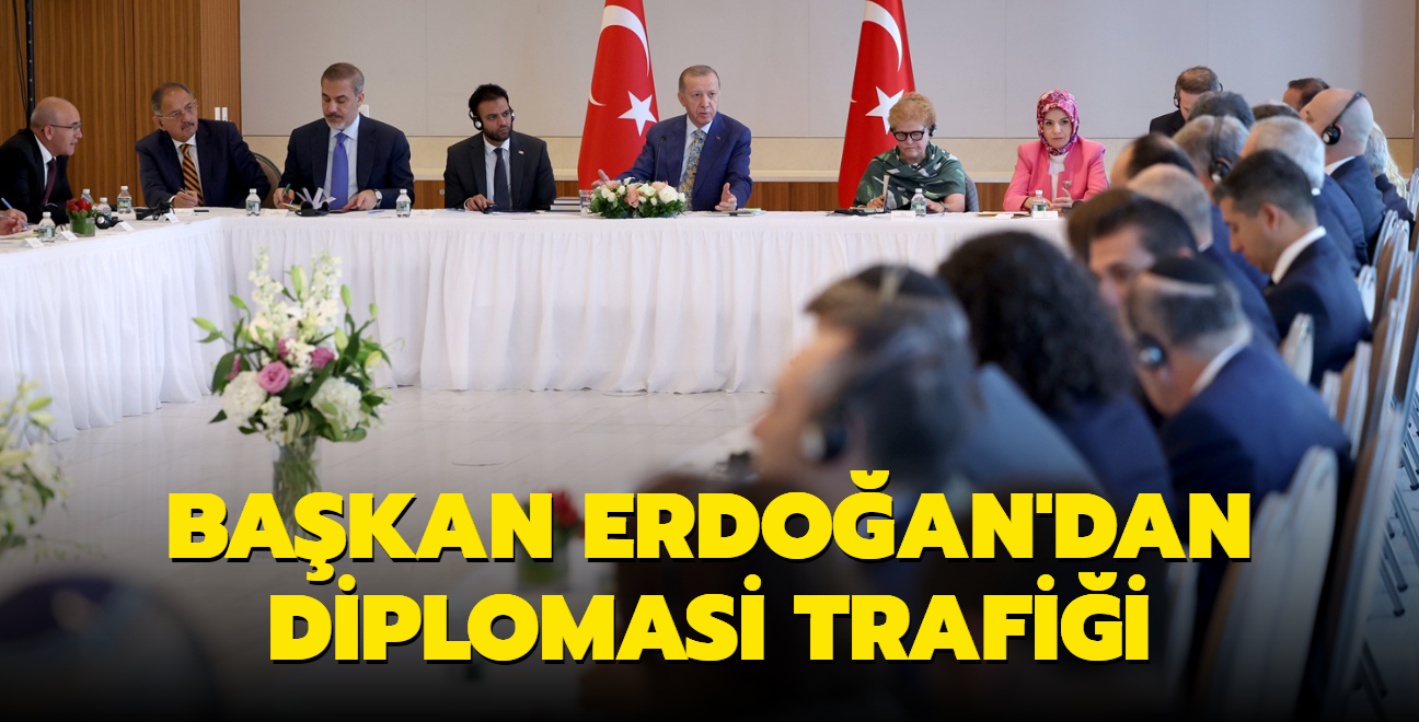 Bakan Erdoan'dan diplomasi trafii
