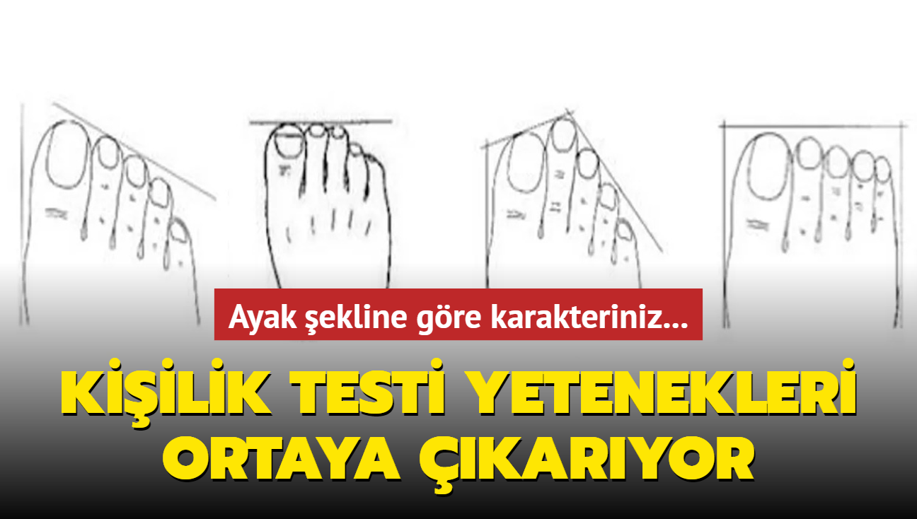 Kiilik testi! Ayak ekli her eyi zetliyor