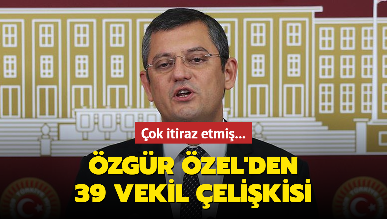 zgr zel'den 39 vekil elikisi! ok itiraz etmi...