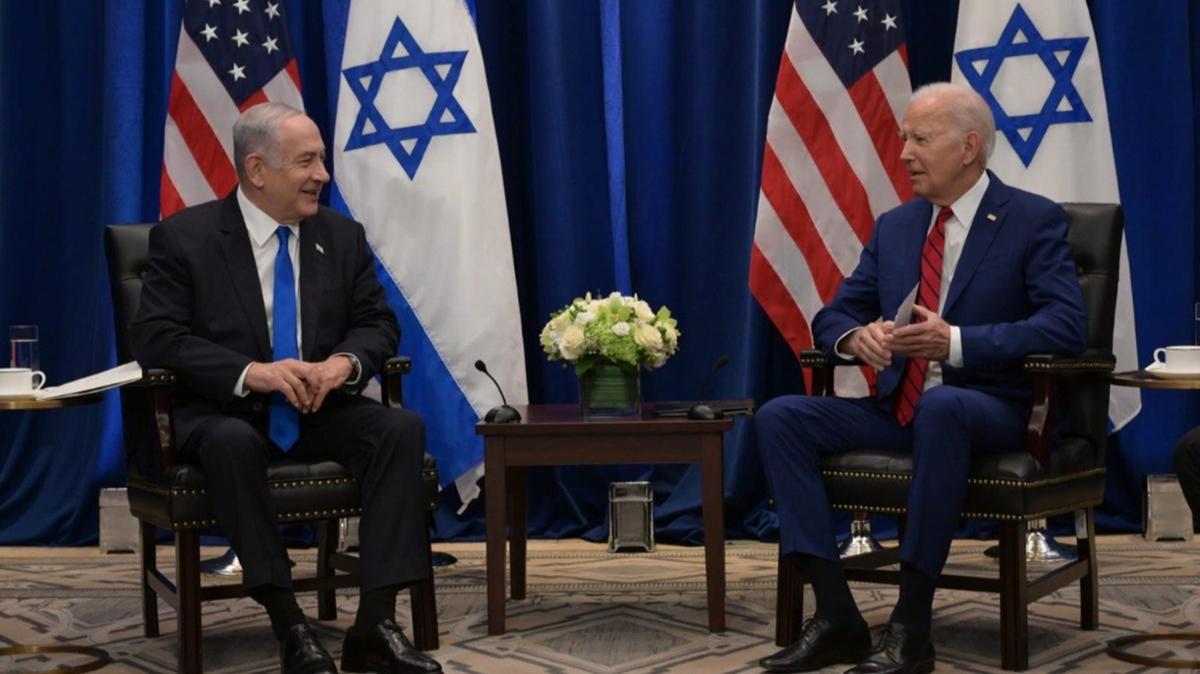 Biden ile Netanyahu, New York'ta grt