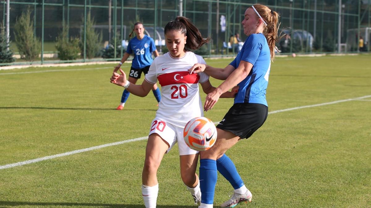 U19 Kadn Milli Futbol Takm, Estonya'y yendi