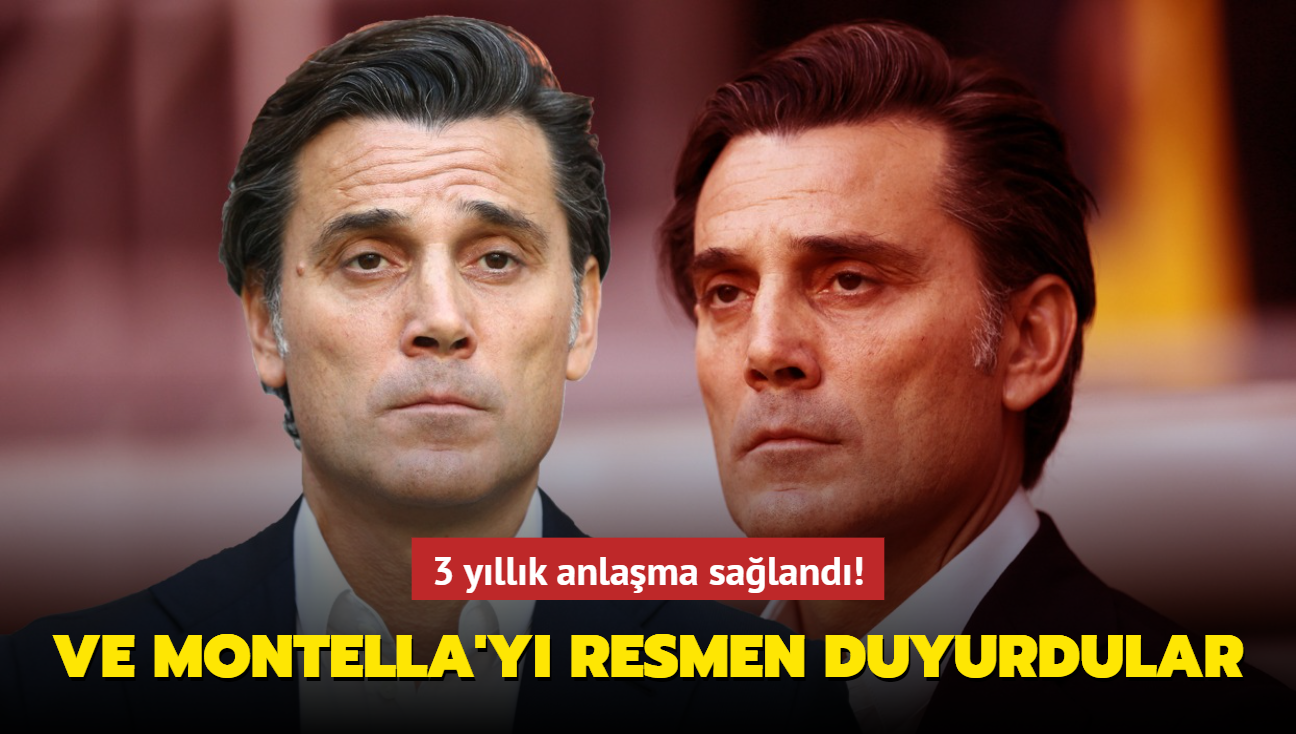 Ve Vincenzo Montella'y resmen duyurdular! 3 yllk anlama saland...