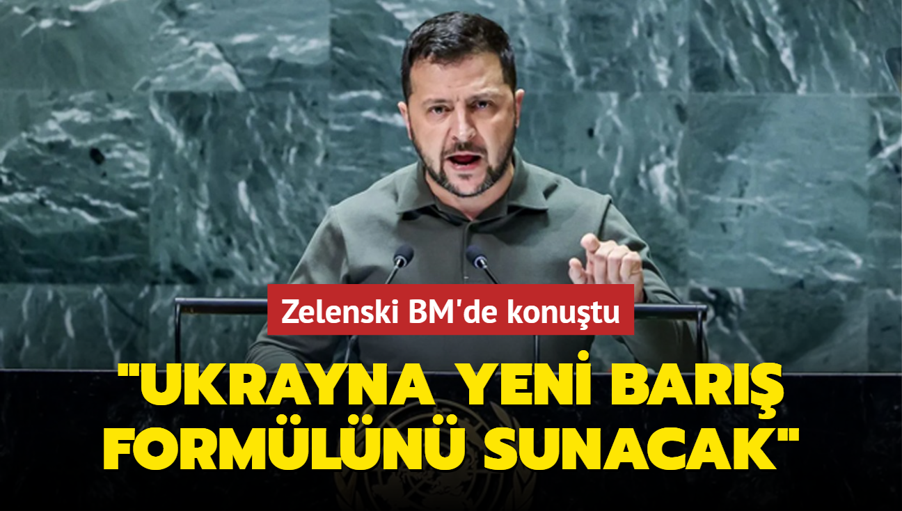 Zelenski BM'de konutu: Ukrayna, yeni bar formln sunacak