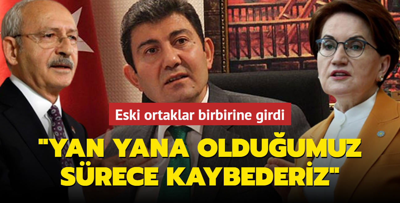 Eski ortaklar birbirine girdi... Y Parti'den CHP'ye: Yan yana olduumuz srece kaybederiz