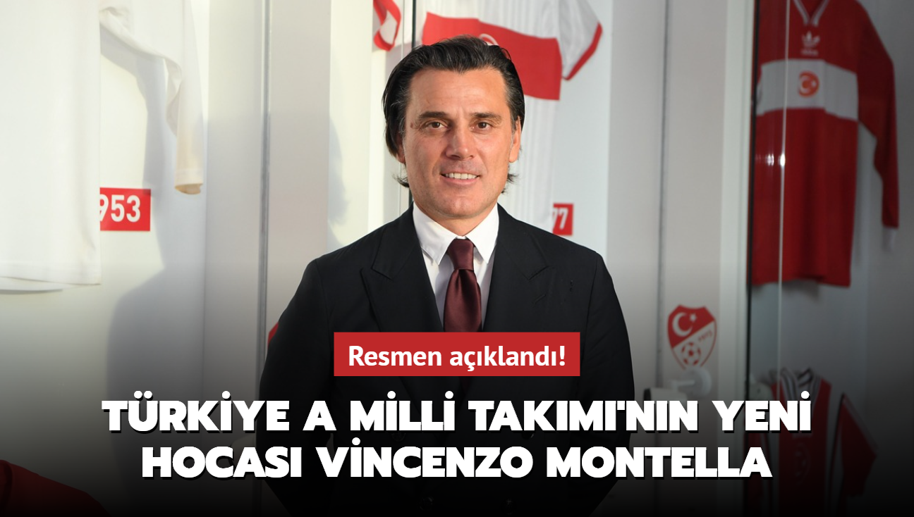 Resmen akland! Trkiye A Milli Takm'nn yeni hocas Vincenzo Montella