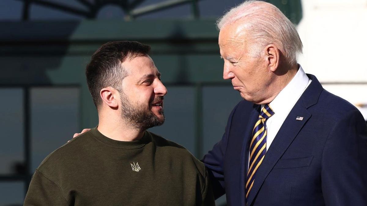 Zelenski'yi arlayacak olan Biden, Ukrayna'ya askeri yardm paketi aklayacak