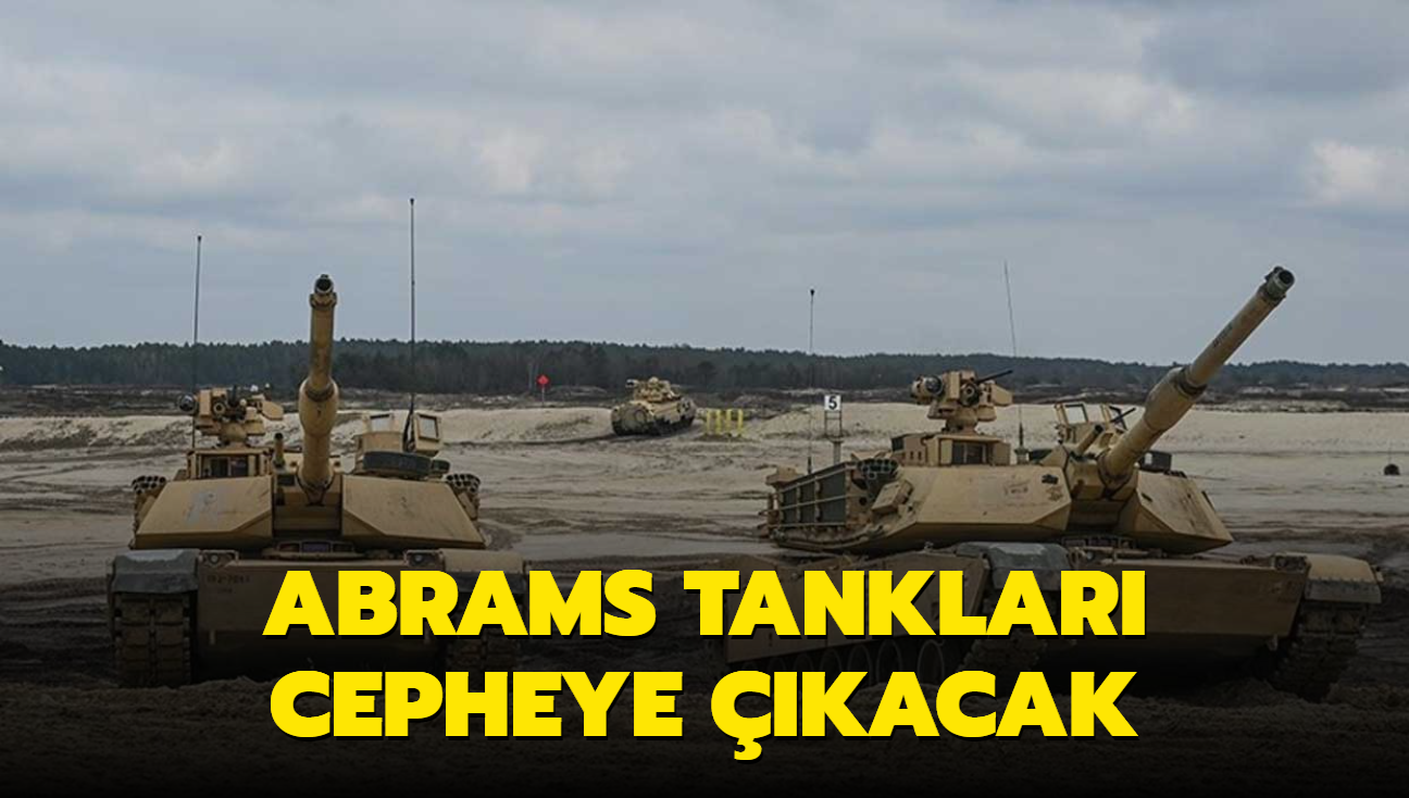 Abrams tanklar cepheye kacak