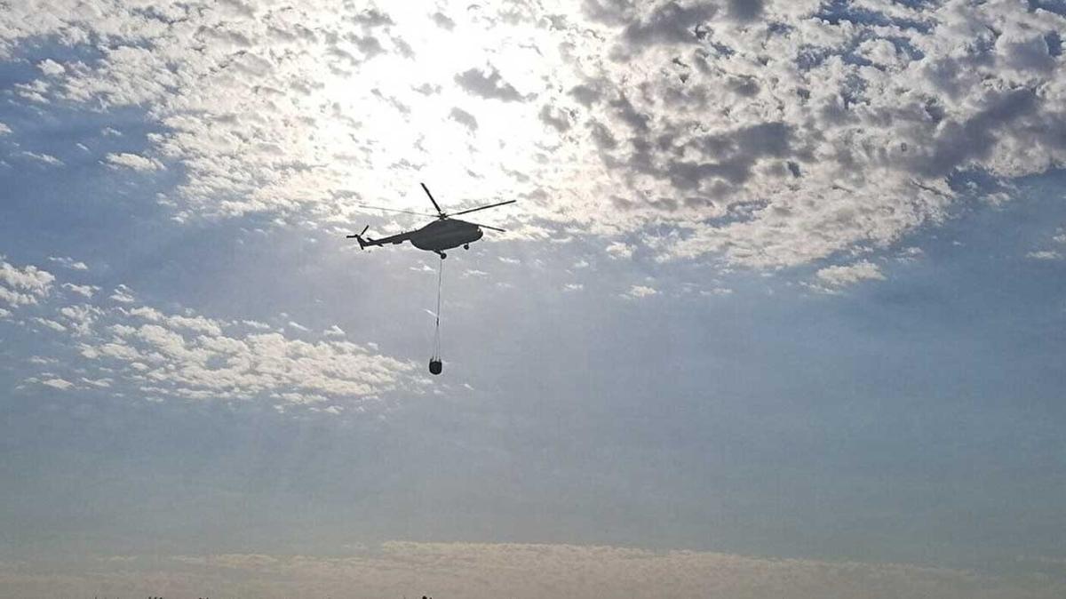 Arnavutky'de orman yangn: Helikopterle mdahale ediliyor