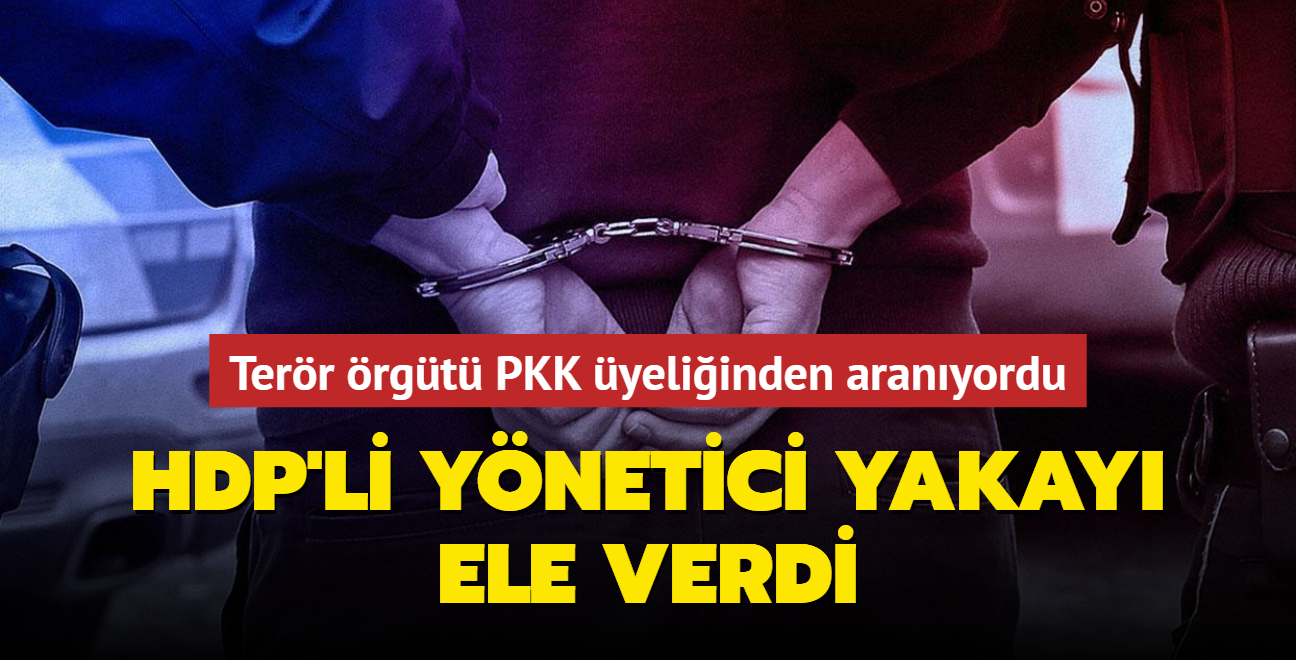 Terr rgt PKK yeliinden hapis cezasna arptrlmt: HDP'li ynetici yurt dna kaarken yakaland