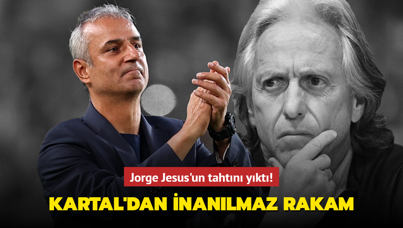 Jorge Jesus'un tahtn ykt! smail Kartal'dan inanlmaz rakam