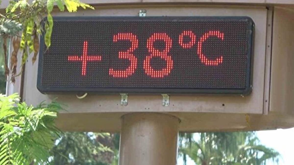 Trkiye'nin en scak ili neresi" Termometreler 38 dereceyi gsterdi