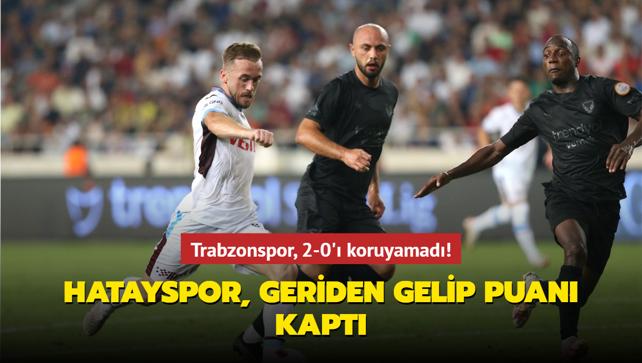 Ma Sonucu: Hatayspor 3-2 Trabzonspor 