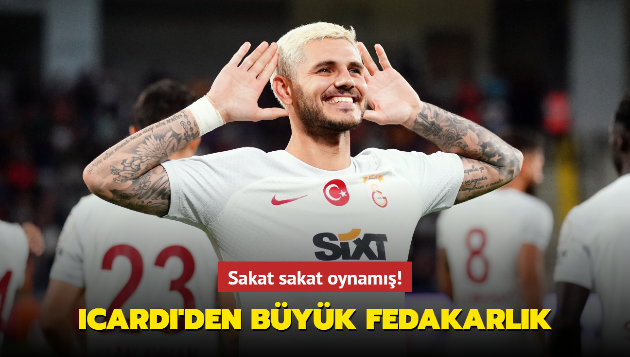 Mauro Icardi'den byk fedakarlk! Sakat sakat oynam