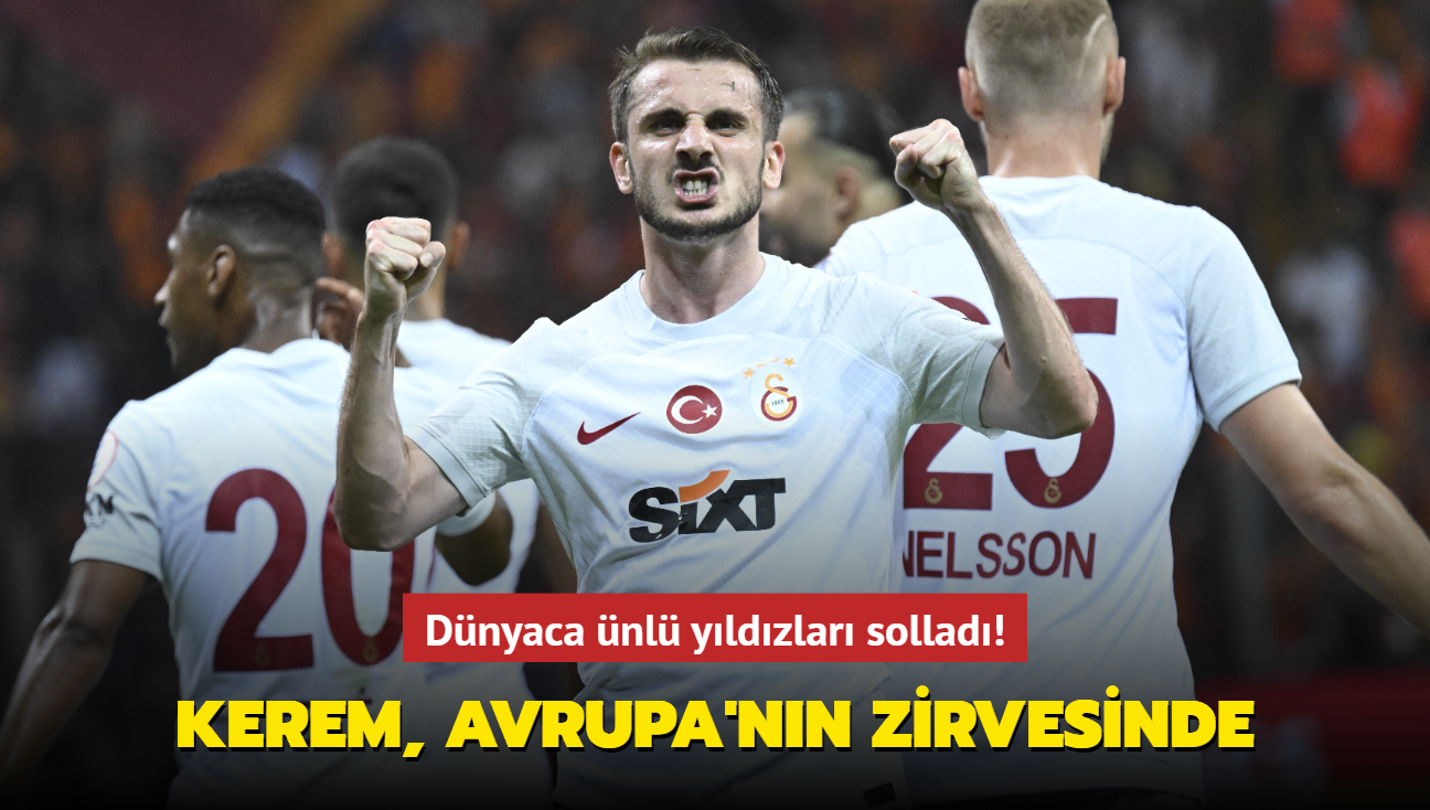 Kerem Aktrkolu, Avrupa'nn zirvesinde! Dnyaca nl yldzlar sollad