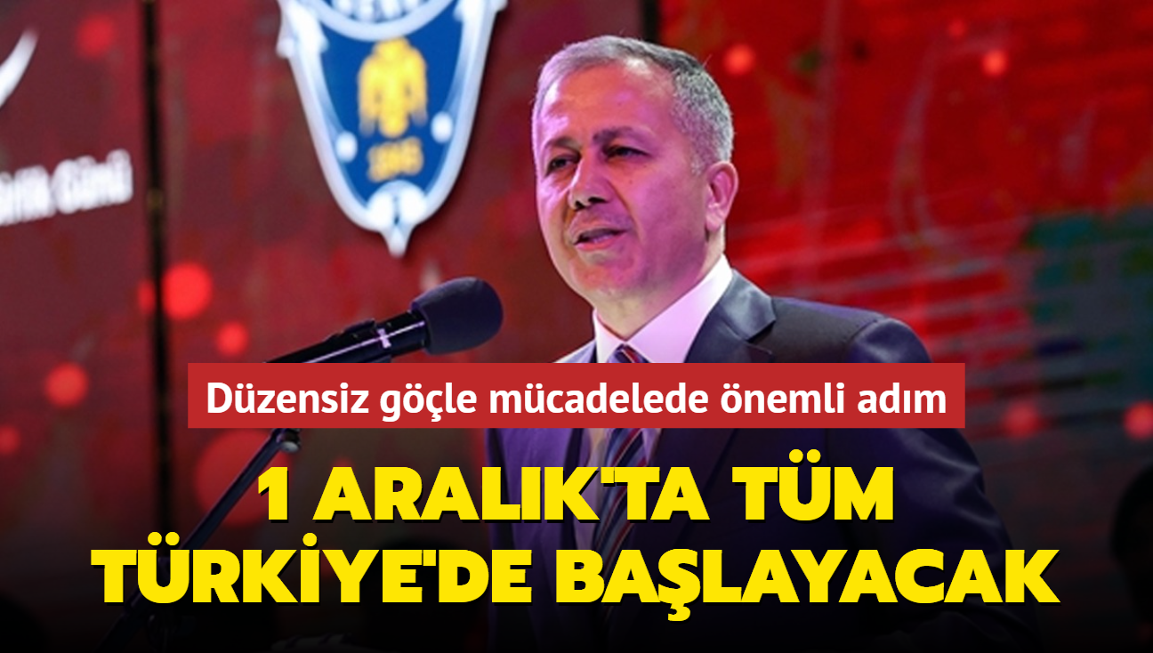 Pilot uygulama baarl oldu! 1 Aralk'ta tm Trkiye'de balayacak