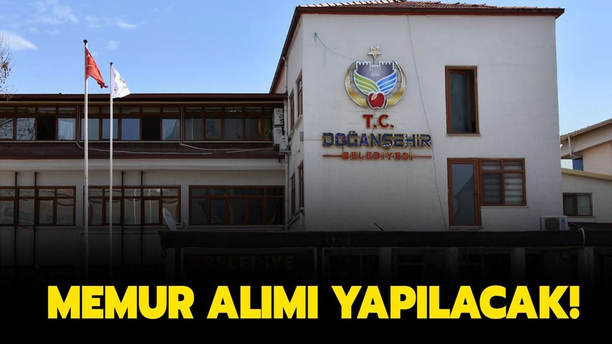 Doanehir Belediyesi memur alm yapacak!