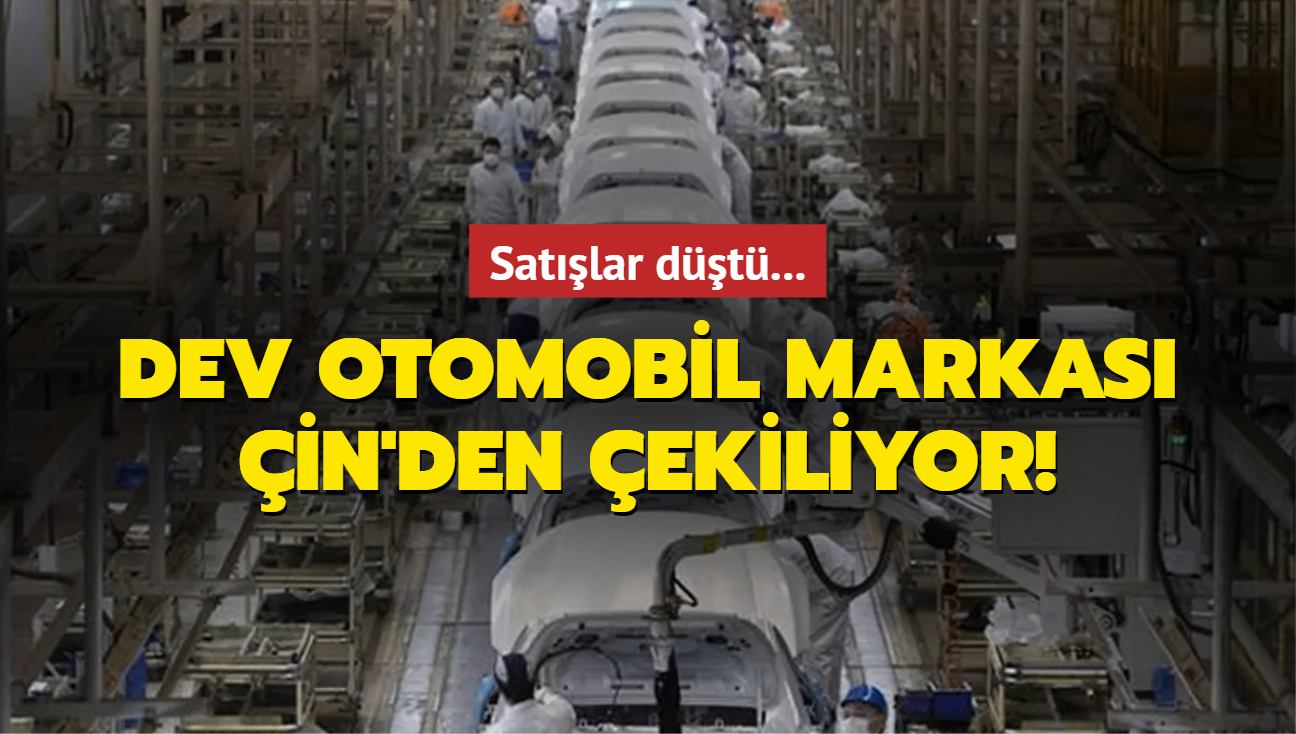 Satlar dt... Dev otomobil markas in'den ekiliyor!