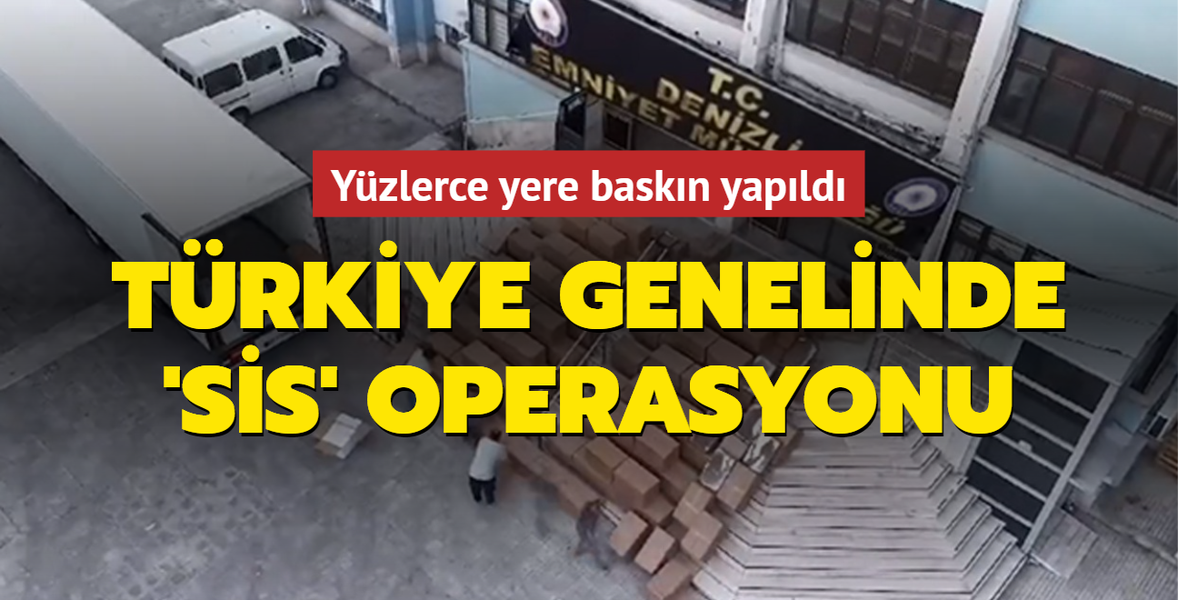 Yurt genelinde Sis operasyonu! 370 gzalt