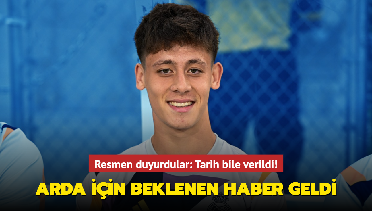 Arda Gler iin beklenen haber geldi! Resmen duyurdular