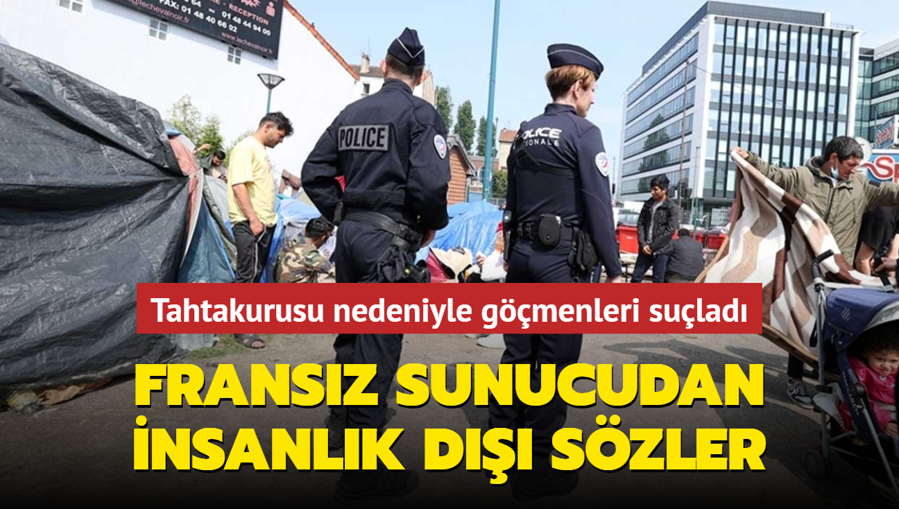 Fransz sunucudan insanlk d szler... Tahtakurusu nedeniyle gmenleri sulad