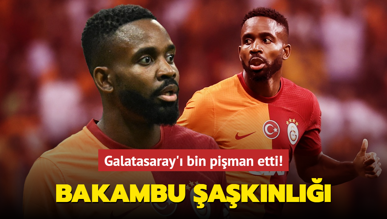 Galatasaray'da Cedric Bakambu aknl! Bin piman etti...