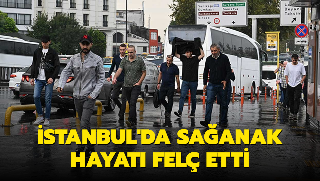 stanbul'da saanak hayat fel etti