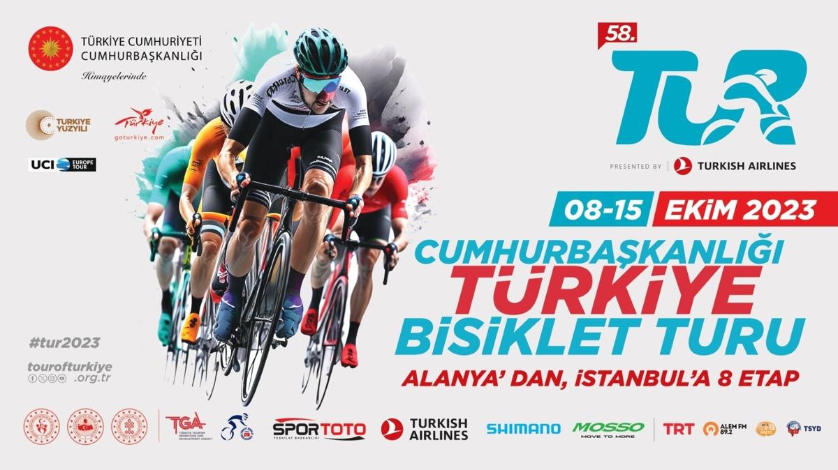 58. Cumhurbakanl Trkiye Bisiklet Turu Alanya-Antalya etab ile balyor