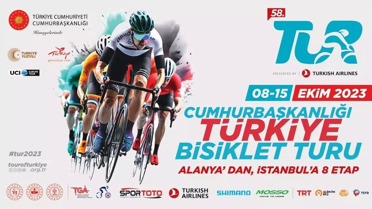 58. Cumhurbakanl Trkiye Bisiklet Turu'nun Eurosport ve TRT Spor ekranlarndan canl yayn program belli oldu