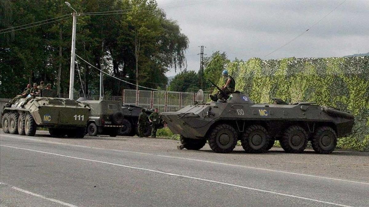 ekilme balad... Rus bar gc askerleri gzlem noktalarn kaldrd