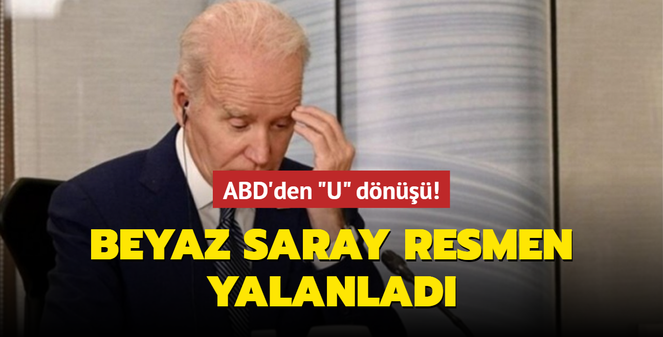 Beyaz Saray, ABD Bakan Biden'n szlerini yalanlad