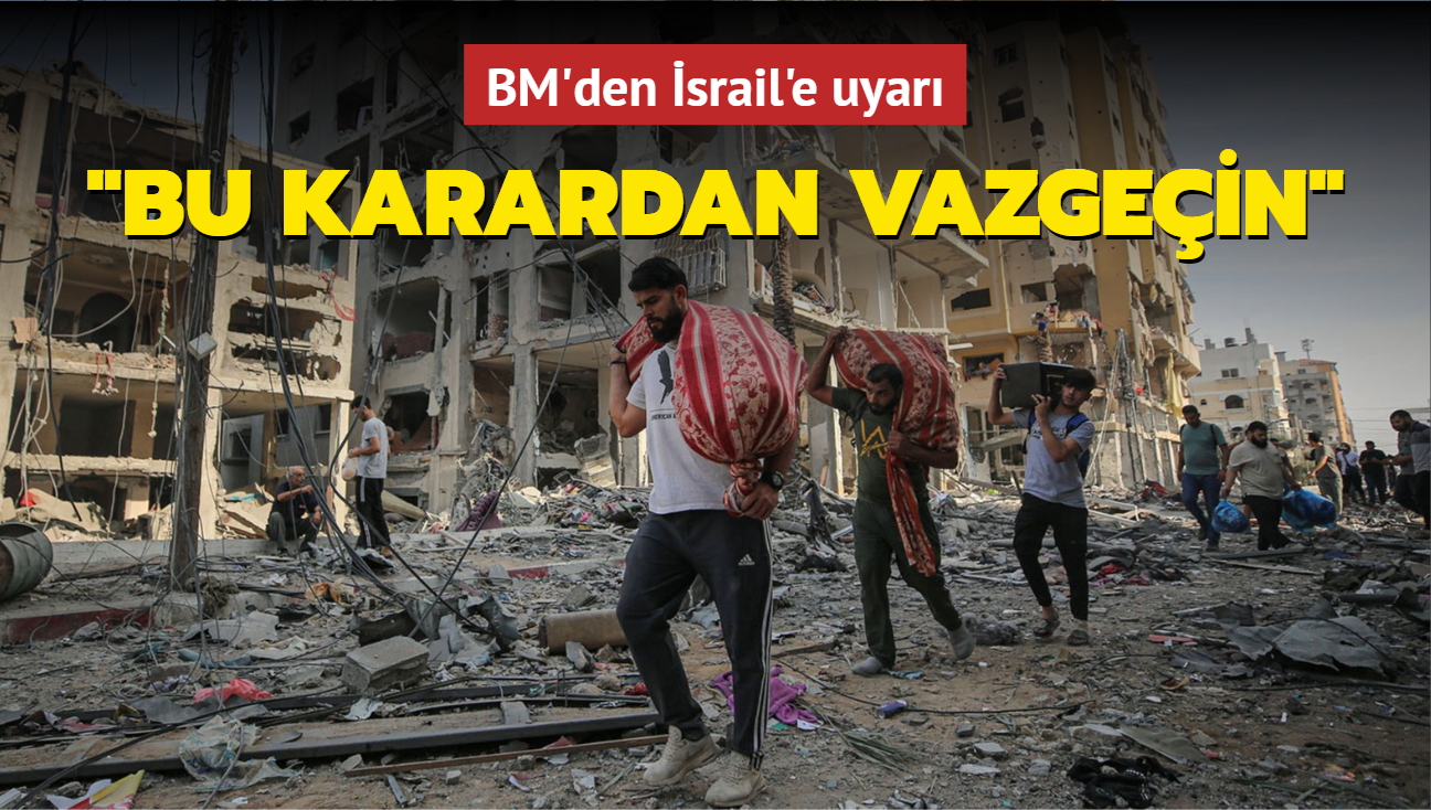 BM'den srail'e uyar: Bu karardan vazgein 