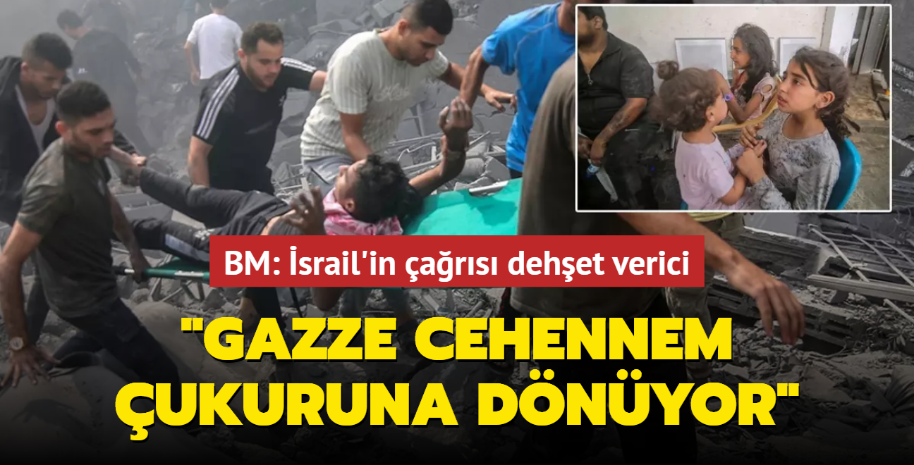 BM: srail'in ars dehet verici! 'Gazze cehennem ukuruna dnyor'