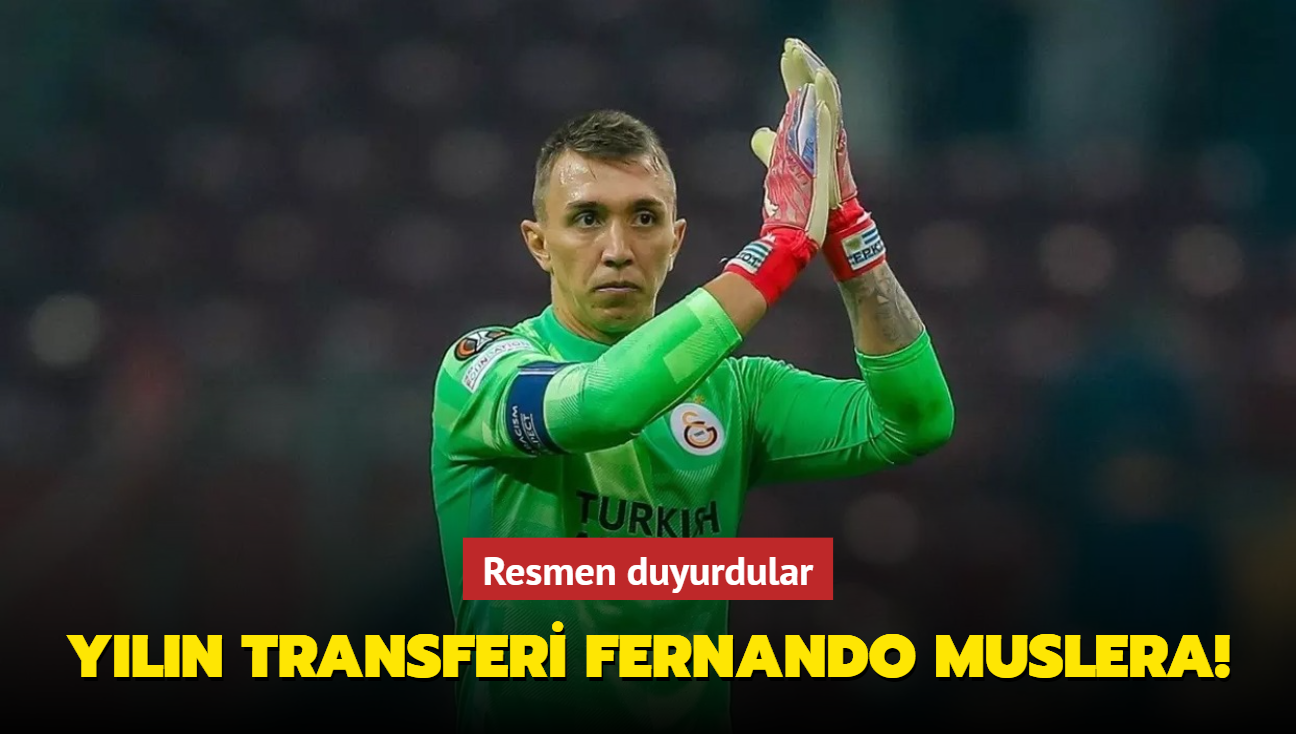 Yln transferi Fernando Muslera! Resmen duyurdular...