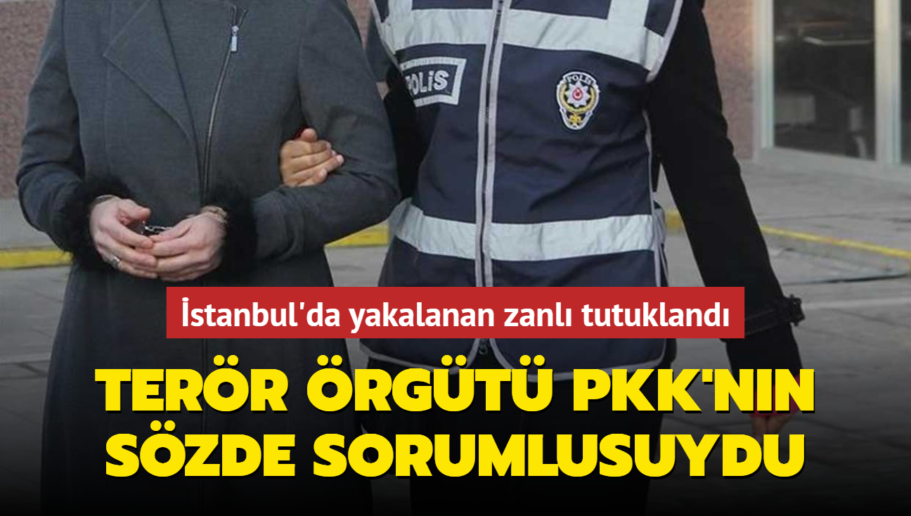 Terr rgt PKK'nn szde sorumlusuydu... stanbul'da yakalanan zanl tutukland