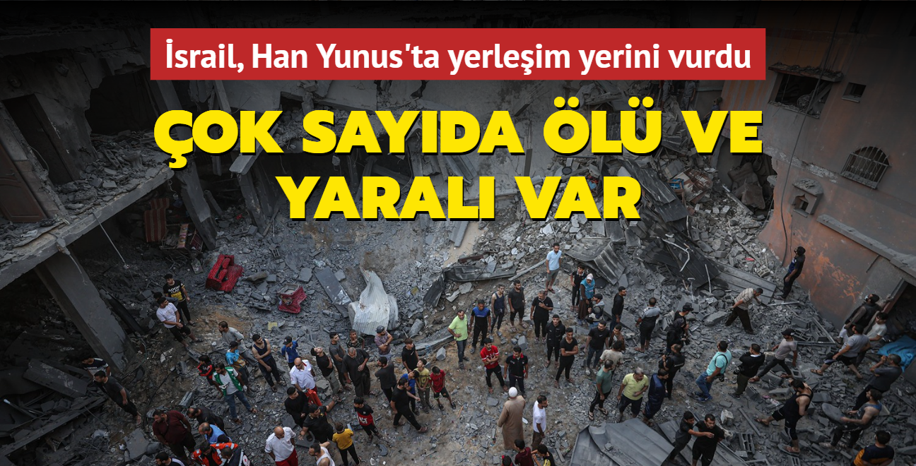 srail, Han Yunus'ta yerleim yerini vurdu: ok sayda l ve yaral var