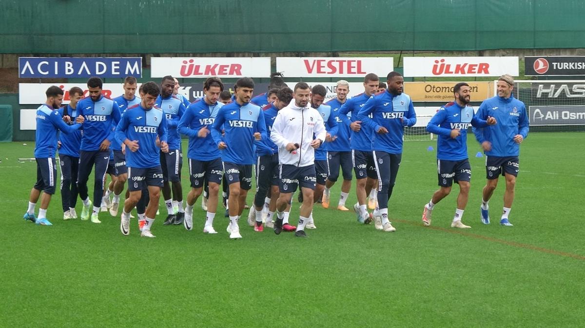 Trabzonspor'da Alanyaspor ma mesaisi devam ediyor