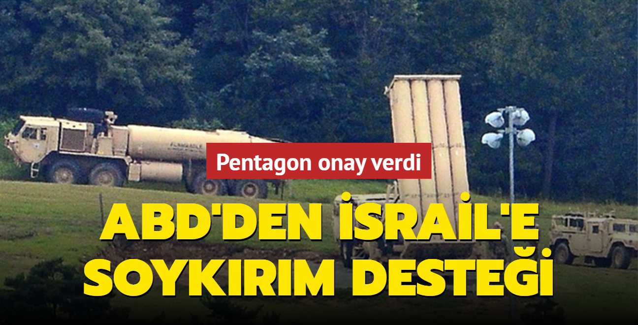 ABD'den srail'e soykrm destei... Pentagon onay verdi