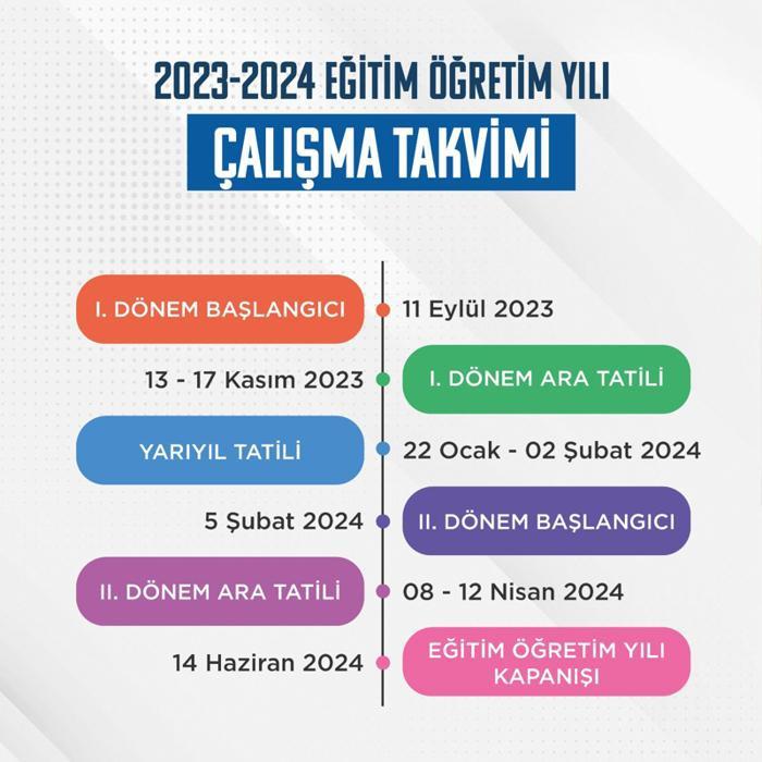 15 ara tatil ne zaman 2023