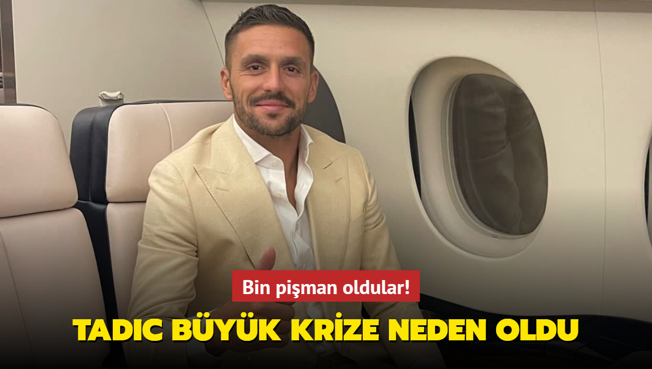 Dusan Tadic byk krize neden oldu! Bin piman oldular...