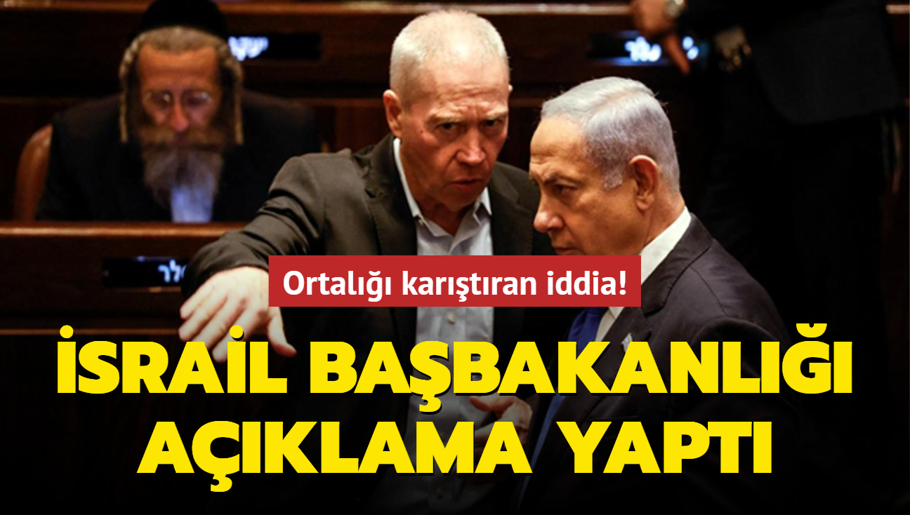 Ortal kartran iddia! srail Babakanl aklama yapt