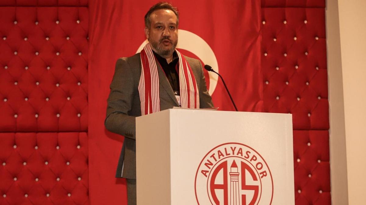 Antalyaspor'un yeni bakan Sinan Boztepe oldu