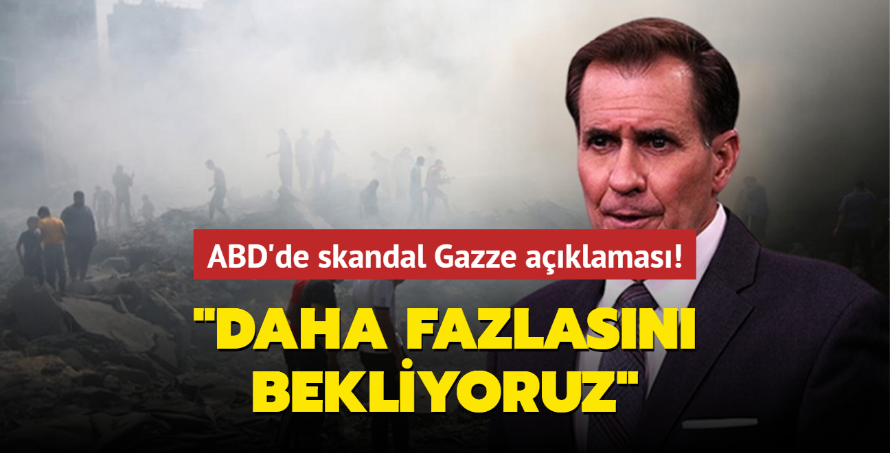 ABD'de skandal Gazze aklamas: Daha fazlasn bekliyoruz