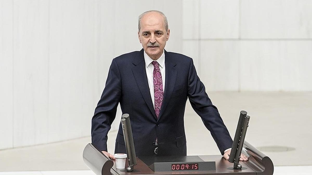 TBMM Bakan Numan Kurtulmu'tan Gazze ars: nsani atekes iin abalar iki katna kmal