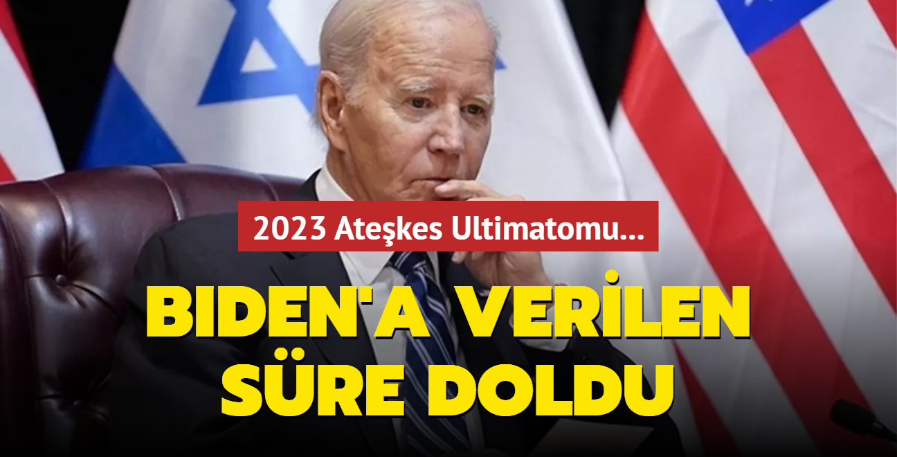 2023 Atekes Ultimatomu... ABD'li Mslmanlarn Biden'a verdii sre doldu